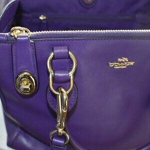 Coach Crossbody Carryall in Purple Leather-Like New